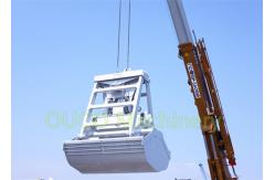 China Clamshell Wireless Remote 2 Peel 50 CBM Grab Bucket Crane supplier