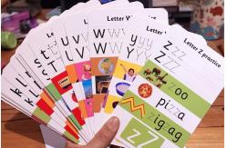 China Glossy Children'S Learning Flash Cards / Children Educational Paper Flash Cards supplier