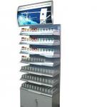Tobacco Shop Acrylic Display Rack Retail Cigarette Case Shelf Pusher for sale