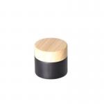 Portable 10g Cream Jar With Wooden Cap for Personal Care Acceptable Customer's Logo for sale