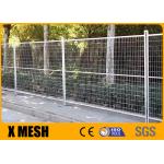Canada Standard Mesh Temporary Fence Powder Coated 9.5ft X 6ft With Base for sale