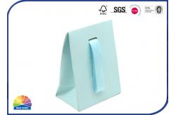 China 190gsm Coated Paper Gift Bag Simple Custom Print With Smooth Ribbon Handle supplier