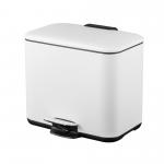 2 Division Stainless Steel Pedal Bin Household Trash Can for Stylish and Sustainable Recycling Solution for sale
