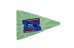 China 12 X 18 Sports Flag Single Reverse Knitted Polyester Pennant supplier