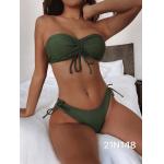 Split Swimming Suits Bikini Strap Cross Sexy Two Piece Swim Suit Women for sale