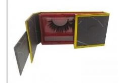 China Magnetic Closure Foldable Eyelash Packaging Rigid Gift Box For Luxury Gift Sets supplier