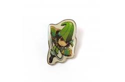 China Offset Printed Transparent Cartoon Enamel Pins Custom For Sport Event Promotions supplier