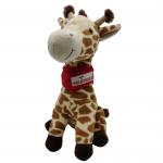 Anti Fading 25cm Standing Giraffe Stuffed Animal for sale