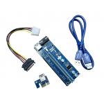 1X To 16X PCIE Riser Card 60CM USB 3.0 Extension Cable PCIE Riser 006C for sale