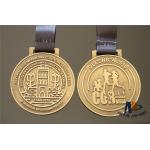 Custom Made Die Cast Metal Medals Background Sanded / Award Coins Medallions for sale