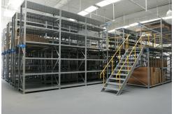China Industrial Warehouse Steel Storage System , Customized Mezzanine Racking supplier