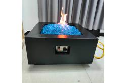 China 1.6ft Fire Pit Rectangular Fire Table With Propane Tank Inside 40000 BTU supplier