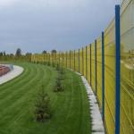 6ft 50mmx200mm Hot Dipped Galvanized 3d Curved Fence For Boundary Wall for sale