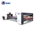 RINO Carton Box Folder Gluer Machine , 12kw Corrugated Box Pasting Machine 2600×1600mm for sale