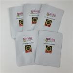 Leak Proof Three Side Sealed Mylar Packaging Bag With Zipper Customized Size Design for sale