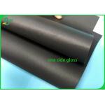 100% Recycled Black Core One Side Coated Black 250g Kraft Paper for sale