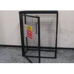 Black Powder Coating Gas Cylinder Cages Flexible / Foldable Easy Install for sale