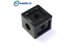 China Precision CNC Aluminum Equipment Box Machined Black Accessories supplier