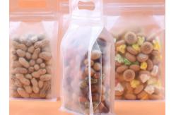 China Frost Self Sealing See Through Pouches Food Candy Stand Up ziplockk Pouches supplier