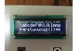 China ROYAL DISPLAY White 16x2 LCD Display LCD VA Panel For Gaming RYB1602A supplier
