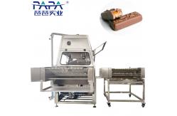 China Wafer Chocolate Enrobing Machine With Cooling Tunnel Chocolate Enrobing Line supplier