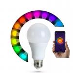 E27 E26 B22 Smart Bulb Phone Remote APP Control Light Rechargeable Tuya Multicolor for sale