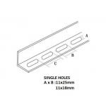 Pregalvanized Single Slotted Plain Corner Unistrut Channel