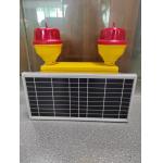 ICAO CE Solar Powered LED Aviation Obstacle Light Low Intensity for sale