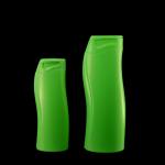 400ml Green Empty Shampoo Bottle Flip Top Shampoo And Conditioner Dispenser Bottle for sale