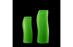 China 400ml Green Empty Shampoo Bottle Flip Top Shampoo And Conditioner Dispenser Bottle supplier