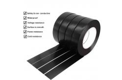 China Heavy Duty PVC Electrical Tape Customized Black Flame Retardant supplier