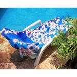 Summer Large Sublimation Quick Dry Microfiber Beach Towel With Logo Custom Print
