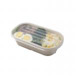 Eco Friendly Compostable Sugarcane Pulp Disposable Take Out Containers