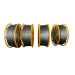 Galvanized 12 Strands Anti Twisting Braided Steel Rope Power Cable Traction Rope Pilot Rope for sale