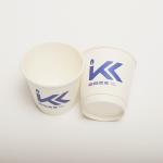 Customized Printing Drinking Paper Cup With PP Lid 8 Oz 250ml Disposable Hollow