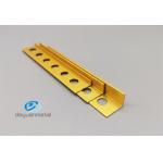 Electrophoresis L Shaped Aluminium Extrusion With Holes 10-25mm Height