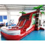 ROHS Palm Tree Inflatable Bouncer Slide Jumping Bouncy Castle for sale