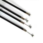 PVC Coating Steel Luggage Handle Vinyl Galvanized Steel Wire Rope Double Terminal Eye End for sale