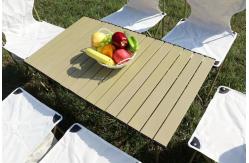 China Simple And Portable Folding Egg Roll Table Outdoor Rectangular Shape supplier