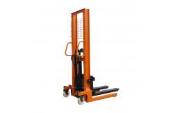 China Hydraulic Manual Pallet Stacker 0.5 - 3T Self Load Hand Stacker Forklift supplier