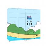 Fresh Fruit Refrigerated Locker 50Hz Smart Cabinet Remote Control System for sale