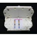 White Fiber Optic Tray 24 Core 24 Fiber Splice Sleeve Protect With ABS Material for sale