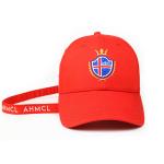 Brushed Cotton Custom Mesh Baseball Hats / Long Strap Embroidered Golf Caps for sale