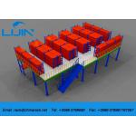 Plywood Board Industrial Mezzanine Floors System With Staircase Custom Size for sale