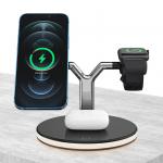 Universal Qi Magnetic Fast Wireless Charging 15w 3 In 1 For Apple for sale