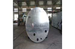 China 4 Transverse Base Asphalt Heating Tank Round Shape For Bitumen Storage supplier