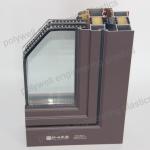 Sound Proof Heat Insulation Double Glass Windows Aluminum Extrusion Broken Bridge Window for sale