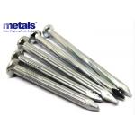 Harded Galvanized Steel Common Wire Nails Straight Grooved Shank for sale