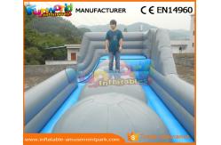China PVC Big Baller Wipeout Inflatable Interactive Game Obstacle Course Challenge supplier