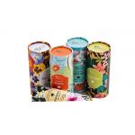 2000Pcs CE FSC Cylinder Paper Box Coffee Tea Patterned Aseptic for sale